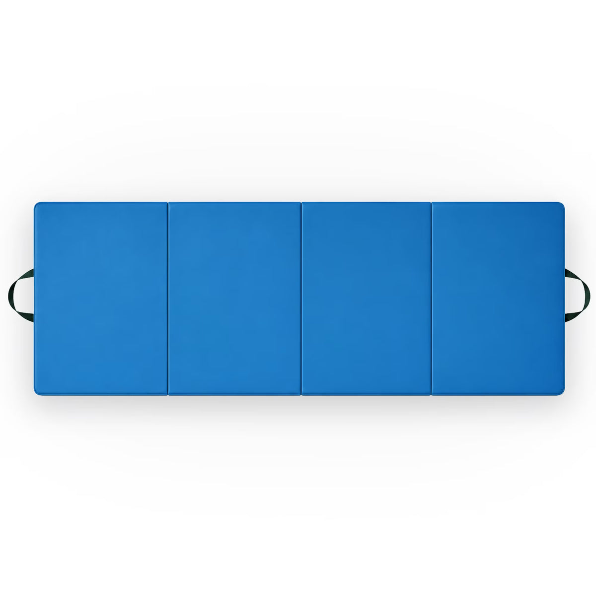 10Ft X 4Ft X 2In 4-Panel All-Purpose Folding Gymnastics Mat, Blue