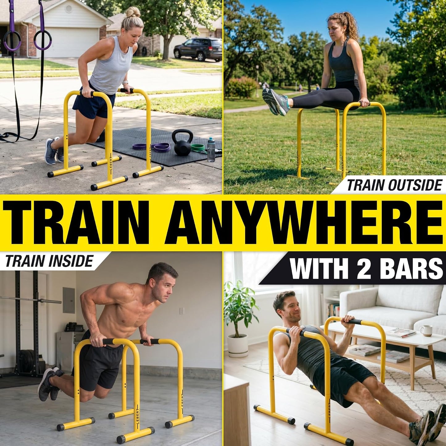 Lebert Equalizer Total Body Strengthener – Dip Station - Standard & XL