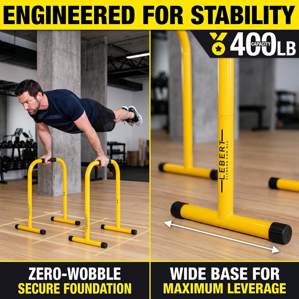 Lebert Equalizer Total Body Strengthener – Dip Station - Standard & XL