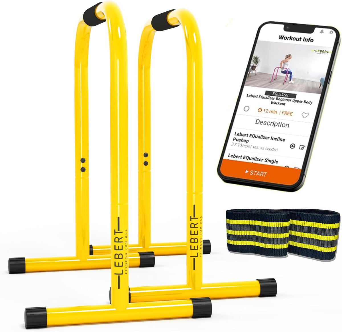 Lebert Equalizer Total Body Strengthener – Dip Station - Standard & XL